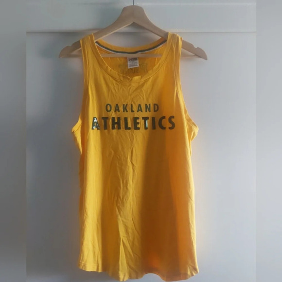 Victoria's Secret PINK MLB exclusive Collection sequins spellout tank top M RARE - Picture 1 of 5